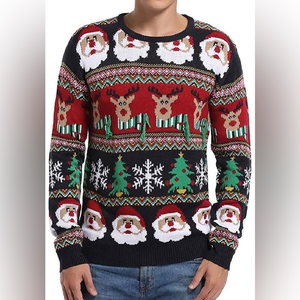Daisys Boutique Ugly Christmas Sweater Crewneck